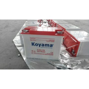 Koyama 12V170ah Tricycle / Batterie Rickshaw avec plaques tubulaires