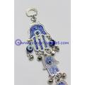Hamsa wall hanging with evil eye,home decor,hand shaped with nazar