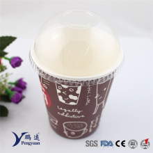 300ml Pet Smoothies Genéricos Bebida Fria Ice Cream Paper Cup