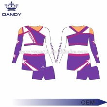 Cheerleading-Uniform mit benutzerdefiniertem Sublimationsdruckdesign