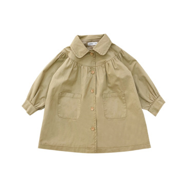 Girl's New Spring Coat Trench Coat