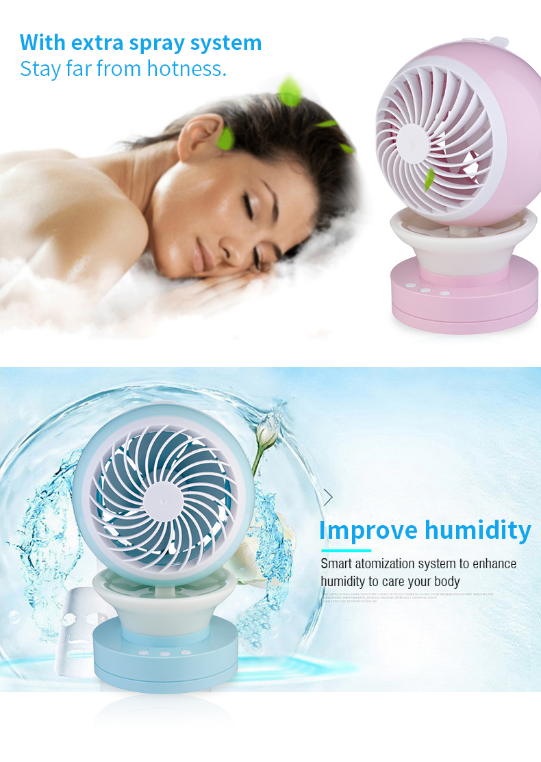 portable misting fan