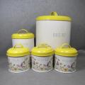 Home Basics Tin Kitchen Food Storage Canister