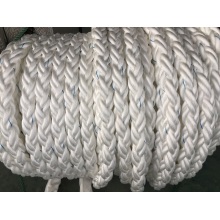 La fibra química 8-Strape rope el polietileno de la cuerda del amarre, poliéster mezclado, cuerda de nylon