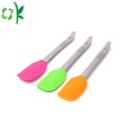 Spatule de cuisson en silicone de sécurité sans BPA multicolore