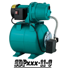 (SDP800-11-C) Jardim de escorvamento automático bomba de impulsionador do jato com tanque de aço