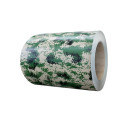 bobine de plaque d&#39;acier revêtue de couleur camouflage PPGI PPGL avec film de protection pour matériaux de construction