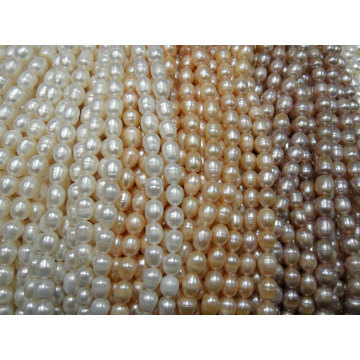 10-11mm Rice Pearl Strands (ES394)