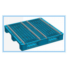 Heavy Duty Single Faced Plastic Pallet 1200X1000mm for Rack Storage