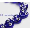 Turkish evil smiley heart-shaped eye beads