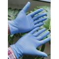 Guantes desechables de nitrilo azul