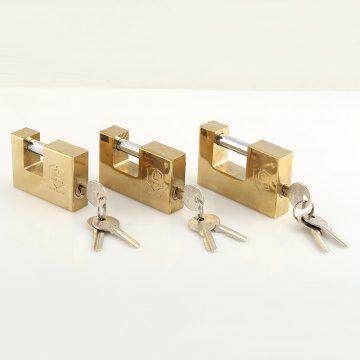 Cadena rectangular plateada oro de la alta calidad con 3 llaves del tipo S