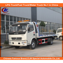 Dongfeng Flatbed Road Wrecker Towing Truck 5tons for Sale