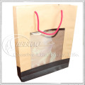 Window Paper Bag with Kraft Paper