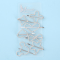 Korean fashion metal rhinestone hair bobby pins