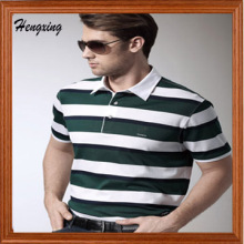 Custom 100% Cotton Horizontal Strip Men T-Shirts