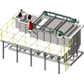 Dissolved air flotation with high and efficiency