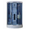 Cabine de douche en fibre de verre pour bain de vapeur autonome