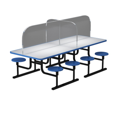 Mesa de comedor Separador de plexiglás acrílico Divisor