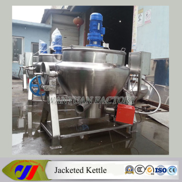 Sesame Paste 300L Gas Heating Jacketed Cooking Pot