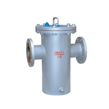 Flange Connected Flat Bottom Pipeline Filter Basket Filter