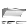 Aluminio de luz de pared LED solar al aire libre 1100LM