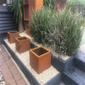 Corten Steel planters metal planter box