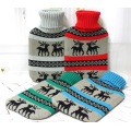 Knit Hot Water Bottle Cover Cozy Cosy Made in China