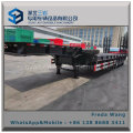 25t - 200tons 4 Achsen Low Bed Semi Truck Trailer