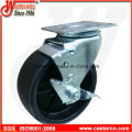 5X2 Polypropylene Swivel Casters with Side Tread Brake