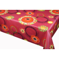 Printed flower Tablecloth With Non Woven Backing