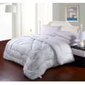 Microfibre Polyester doux sentiment Solid imprimé Comforter Set