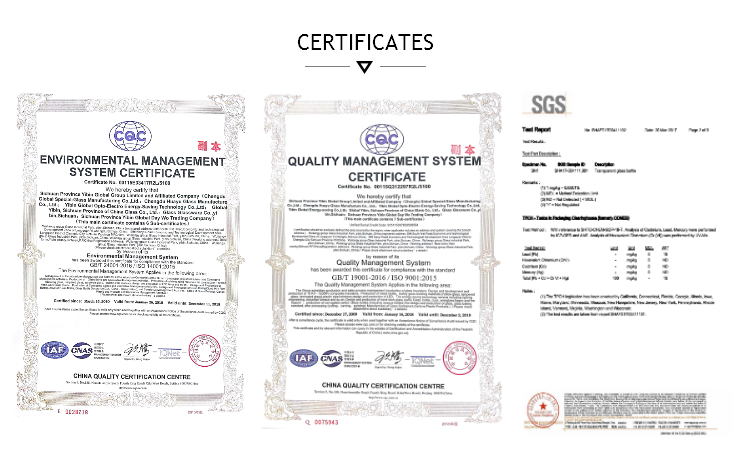 Certificates