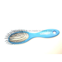 Escova de cabelo infestada de turmalina com pontas de cerdas de nylon e bola