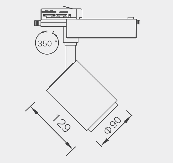 45w Led Track Light