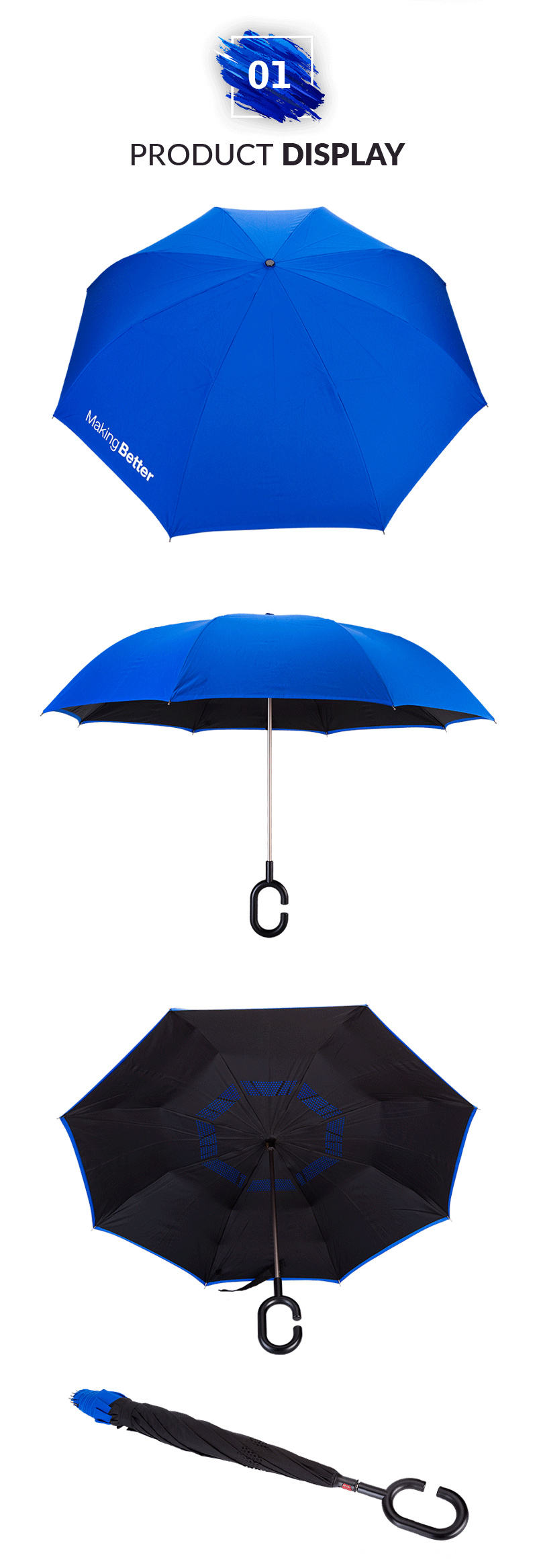 Inverse Straight Umbrella