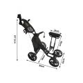 Foldable 4 Wheel Golf Push Cart
