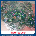 Customized Floor Sticker Signs with Die Cutting