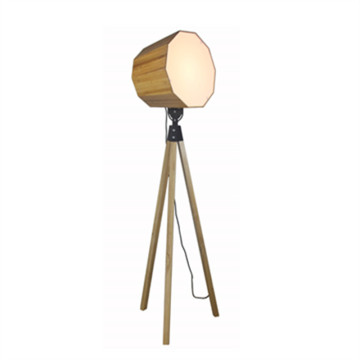 Accueil Lampes de plancher en bois de conception simple (F2005)