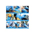 Hot Blue Nitrile gloves Non sterile medical gloves