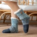 Pull épais tricot thermique sherpa slipper chaussettes