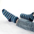 Herrenstricke Therma Gripper Slipper Socken