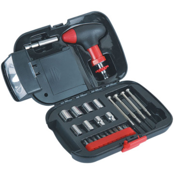 Tool Set Kit with LED Flashlight