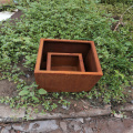 Открытая стальная плантаторная коробка Corten