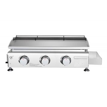 3 Burner Portable Table Top Gas Grill Griddle