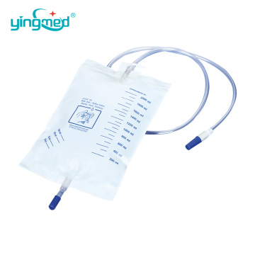 Drainage Emergency Adult 2000ml Urine Sac avec sangle