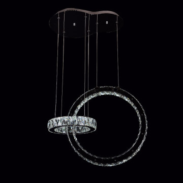 two ring chandelier hanging lighting modern light