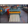 Glazed steel tile forming machine