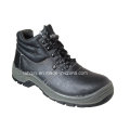 Professional Black Split Embossed Leather Safety Shoes (HQ01006)