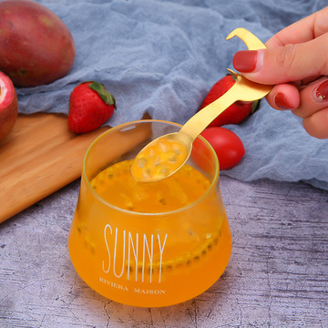 Creative Food Grade Stainless Steel Passion Fruit Spoon